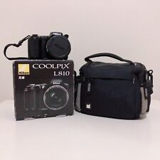 Câmera Digital Nikon Coolpix L810 16.1MP 26x Zoom Com Manual e Bolsa Macia Pré-Própria, usado comprar usado  Enviando para Brazil