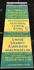 Matchbook cover united for sale  North Hampton