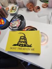 Gadsden Don't Tread On Me Decal Bumper Sticker HUGE 4x6 HD Vinyl 5 YEAR WARRANTY for sale  Shipping to South Africa