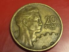Jugoslavia dinara 1955 usato  San Bonifacio