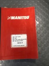 Manitou parts catalogue for sale  LANCING