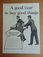 Used, 1941 Mimeograph Duplicator Buy Good Things vintage art print ad for sale  Shipping to South Africa