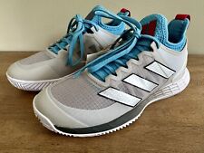 Nuevas zapatillas de tenis para mujer Adidas Adizero Ubersonic 4 arcilla gris azul HQ8374 talla 6 segunda mano  Embacar hacia Argentina