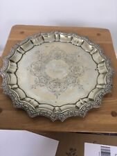 Silver serving dish for sale  AYLESBURY