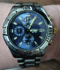 Citizen chronograph wr100 for sale  Flint