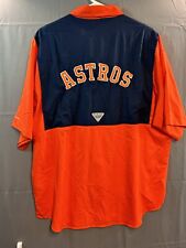 Usado, Camisa para hombre Columbia talla L PFG omni sombra de los Astros de Houston bordada en la espalda segunda mano  Embacar hacia Argentina