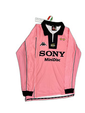 Camiseta deportiva vintage de la Juventus de manga larga rosa lejos de Kappa 1997-98 segunda mano  Embacar hacia Argentina