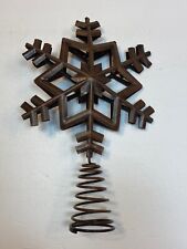 Snowflake metal rustic for sale  Charlotte