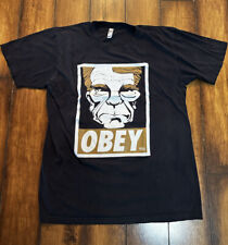 Camiseta Obey Masculina Tamanho G Preta Shepard Fairey Streetwear Política Illinois comprar usado  Enviando para Brazil