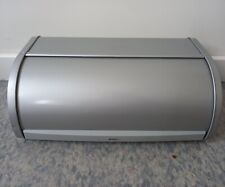 Brabantia Large Bread Bin Brushed Steel Metal Roll Top Kitchenware Utensil  for sale  Shipping to South Africa