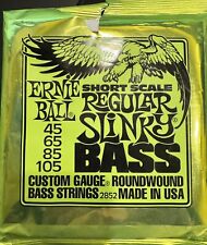 Ernie Ball 2852 regular slinky níquel ferida escala curta cordas de baixo elétrico 45 comprar usado  Enviando para Brazil