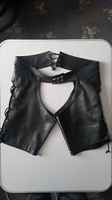 Leather chaps shorts for sale  CREWE