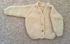 Baby cardigan beige for sale  BRAINTREE