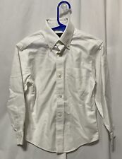 camisa oxford vestido brooks brothers 346 branco supino algodão meninos 6 comprar usado  Enviando para Brazil