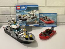 LEGO CITY: patrulla de la policía 60129 barcos, minifiguras y manuales, usado segunda mano  Embacar hacia Argentina