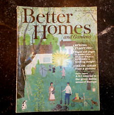 Revista Better Homes and Gardens abril de 1961 primavera plantación ideas de color vintage segunda mano  Embacar hacia Argentina