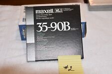 Vintage Genuine Maxell UD 35-90 B Reco Tape 1/4X1800 7" plastic reel for sale  Shipping to South Africa
