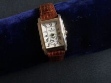 Festina Watch Women Brown Leather Strap White Rectangle Dial~6786~ New Battery, used for sale  Shipping to South Africa