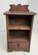 Antique Converse Early 1900's Childs Wooden Toy Doll Wardrobe Chest Dresser READ for sale  Shipping to South Africa