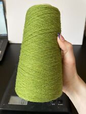Green wool acrylic for sale  DUNDEE