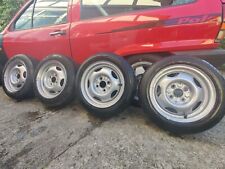 VW Polo GT Steel Wheels And Tyres 4x100 13" 5.5j RARE for sale  PRESTON