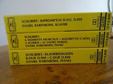 COLLECTION OF MUSIC CASSETTE TAPES FROM JAPAN SCHUBERT, DANIEL BARENBOIM, used for sale  Shipping to South Africa