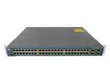 Przełącznik Cisco WS-C3560-48PS-S 48 portów PoE 100Mbits 4 porty SFP 1000Mbits zarządzany na sprzedaż  Wysyłka do Poland