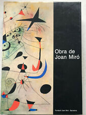 Obra de Joan Miró: Dibuixos, pintura, escultura, cerámica, textiles - 1988 segunda mano  Embacar hacia Argentina