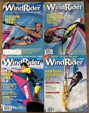 Lote Vintage (4) 1989 Wind Rider Magazine Windsurf Veleiro Surf HTF comprar usado  Enviando para Brazil