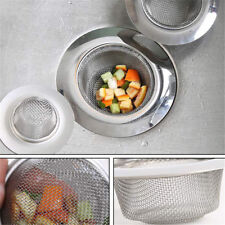 Used, 1 Stainless Steel Waste Filter Sink Drain Plug Hole Strainer Hair Catcher Basin for sale  Shipping to South Africa