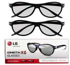 Gafas LG Cinema 3D AG-F310 2 pares negras segunda mano  Embacar hacia Argentina
