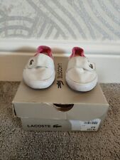Boxed lacoste trainers for sale  ROMFORD