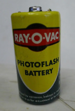 Bateria Photoflash Vintage Ray-O-Vac 1 1/2 V Nº 110 Tamanho C - Fabricada nos EUA, usado comprar usado  Enviando para Brazil