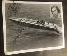 Vintage Ft Lauderdale Florida Speed Boat Racer Lance Taines 95 SIGNED photo 8x10 for sale  Shipping to South Africa