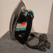 GE DRY IRON 71F54 Vintage Old Cloth Cord 1100 Watts Tested Works Appliance Dent, used for sale  Shipping to South Africa