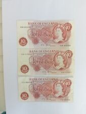 X10 shilling notes for sale  LOUGHTON