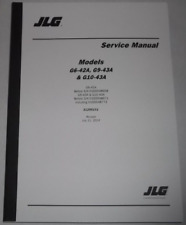 JLG G6-42A G9-43A G10-43A MANUAL DE REPARO DE OFICINA DE MANIPULADOR TELESCÓPICO LIVRO 31200151 comprar usado  Enviando para Brazil