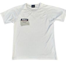 Dulux Painters Polyester Tee T-Shirt White Men’s Short Sleeve Size S for sale  Shipping to South Africa