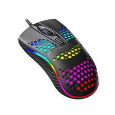 Mouse Óptico Com Fio Usb RGB Para Computador Notebook comprar usado  Enviando para Brazil