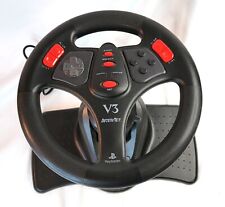 Playstation PS1 PS2 PS3 V3 Interact Car Racing Steering Wheel No Pedals for sale  Shipping to South Africa
