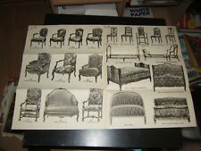 publicité prospectus  années 50  LD :chaises canapé ,lits, occasion d'occasion  Chaumont