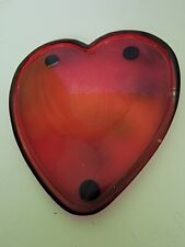 Glass heart shaped for sale  Springfield