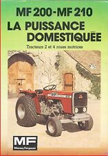 Brochure leaflet tracteur d'occasion  France
