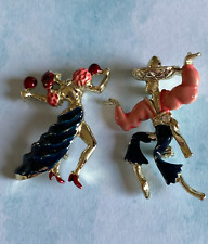 Vintage dancers brooches for sale  CARDIFF