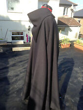 Hooded cloak black for sale  PONTYPRIDD