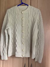 Hand knitted aran for sale  MANCHESTER