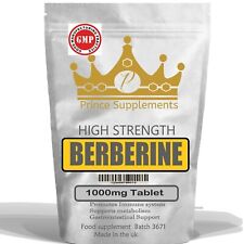 Berberine 1000mg Tablet/Capsules  Support Blood Sugar Supplement vegan, used for sale  Shipping to South Africa