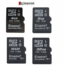 Tarjeta de memoria flash Kingston Micro SD SDHC 4 GB/8 GB/16 GB/32 GB TF C4 para teléfono original segunda mano  Embacar hacia Mexico