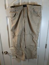 Used, Cabela's, men's cotton blend, rip stop pants, beige, size 42x29 for sale  Shipping to South Africa