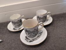 Used, Royal Chelsea English Bone China The Vagrant Set Of Three Espresso Cup Saucer for sale  Shipping to South Africa